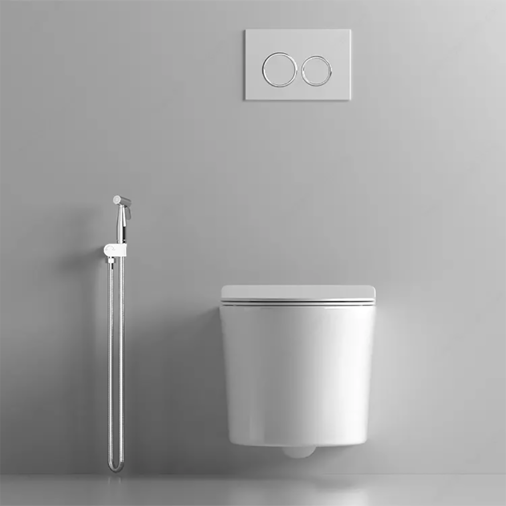 Унитаз CeruttiSPA Adige Aria MW CT9245 подвесной, безободковый, с сиденьем микролифт, цвет белый матовый - фото 1