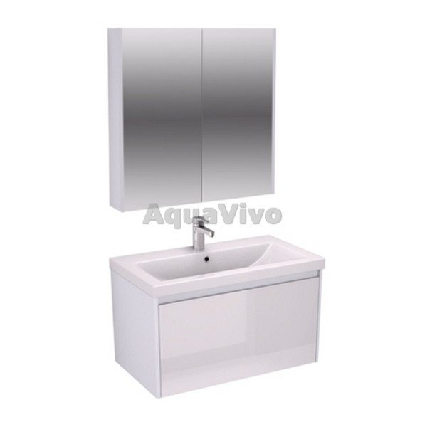 Мебель для ванной Velvex Klaufs 80 подвесной цвет белый