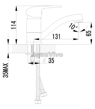 Смеситель Lemark Pramen LM3307C для раковины - фото 1