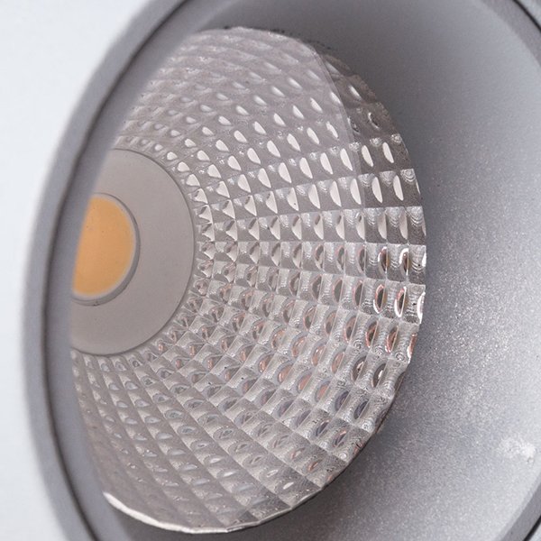 Точечный светильник Arte Lamp Orione A7717PL-1GY, арматура серая, плафон металл серый, 7х7 см