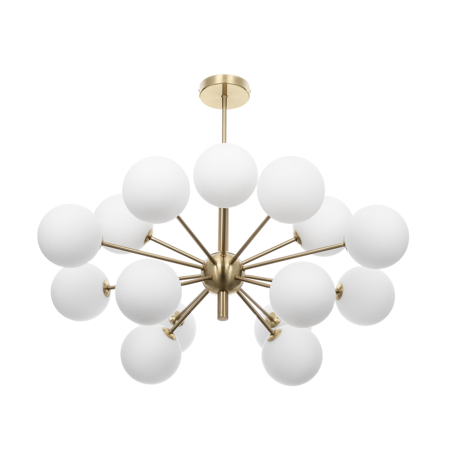 Люстра Citilux Tonga CL212193, арматура бронза, плафоны стекло белое - фото 1