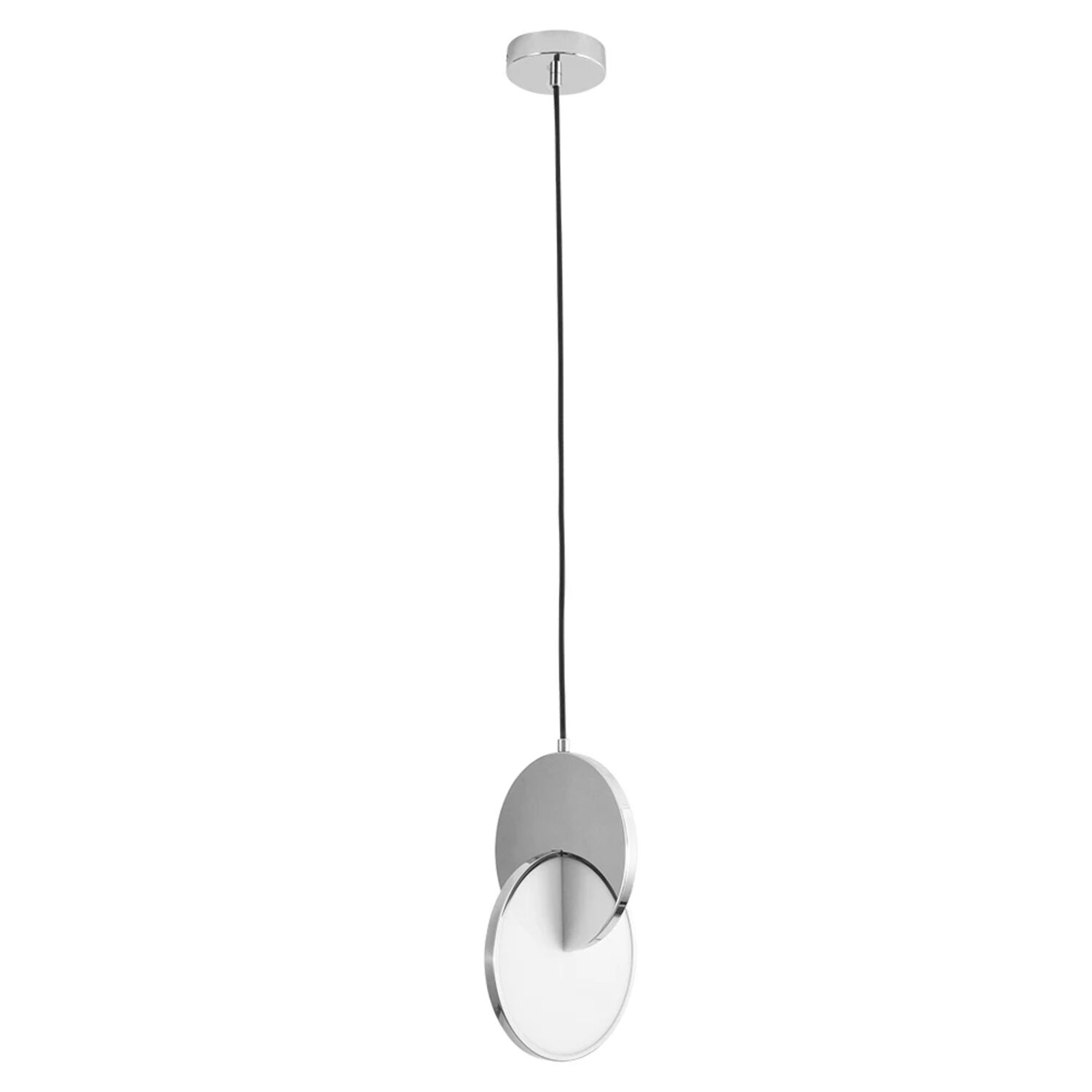 Подвесной светильник Arte Lamp Hannah A1916SP-1CC, арматура хром, плафон белый