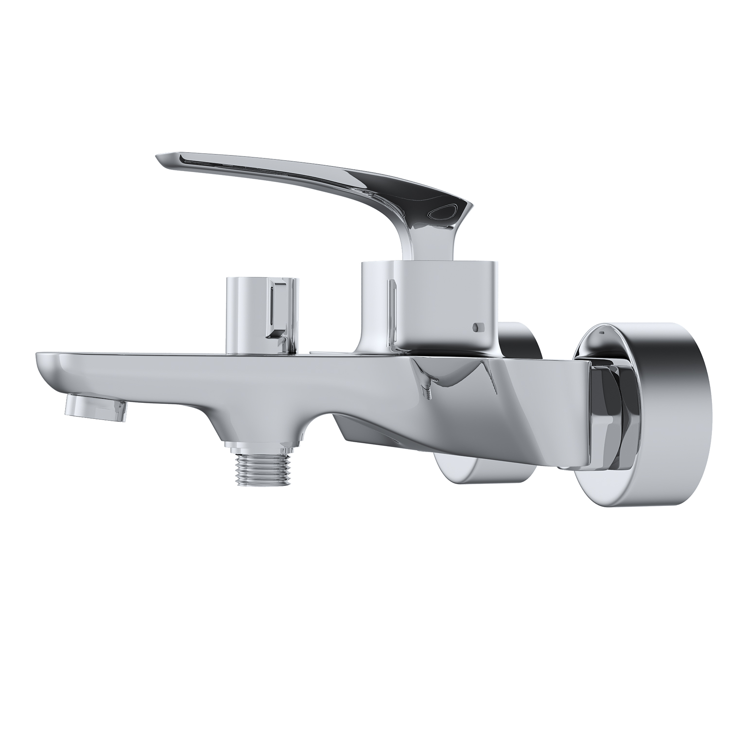 Смеситель Mixline ML21-01 550741 для ванны с душем, цвет хром - фото 1