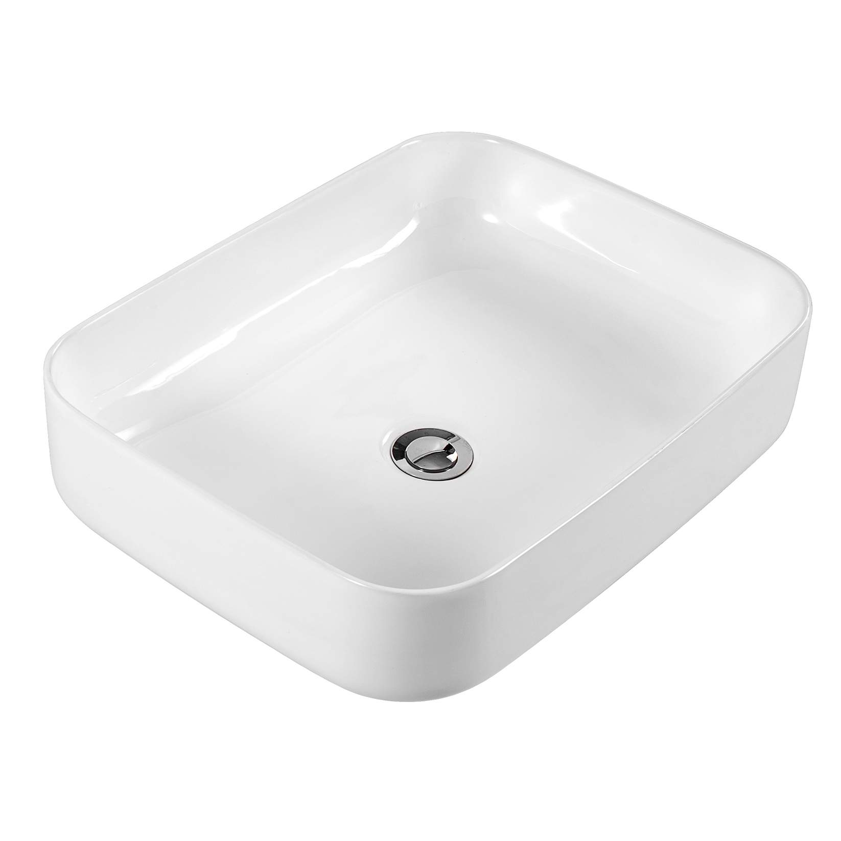 Раковина Акватек Вега AQ5515-00 накладная, 50x39 см, цвет белый