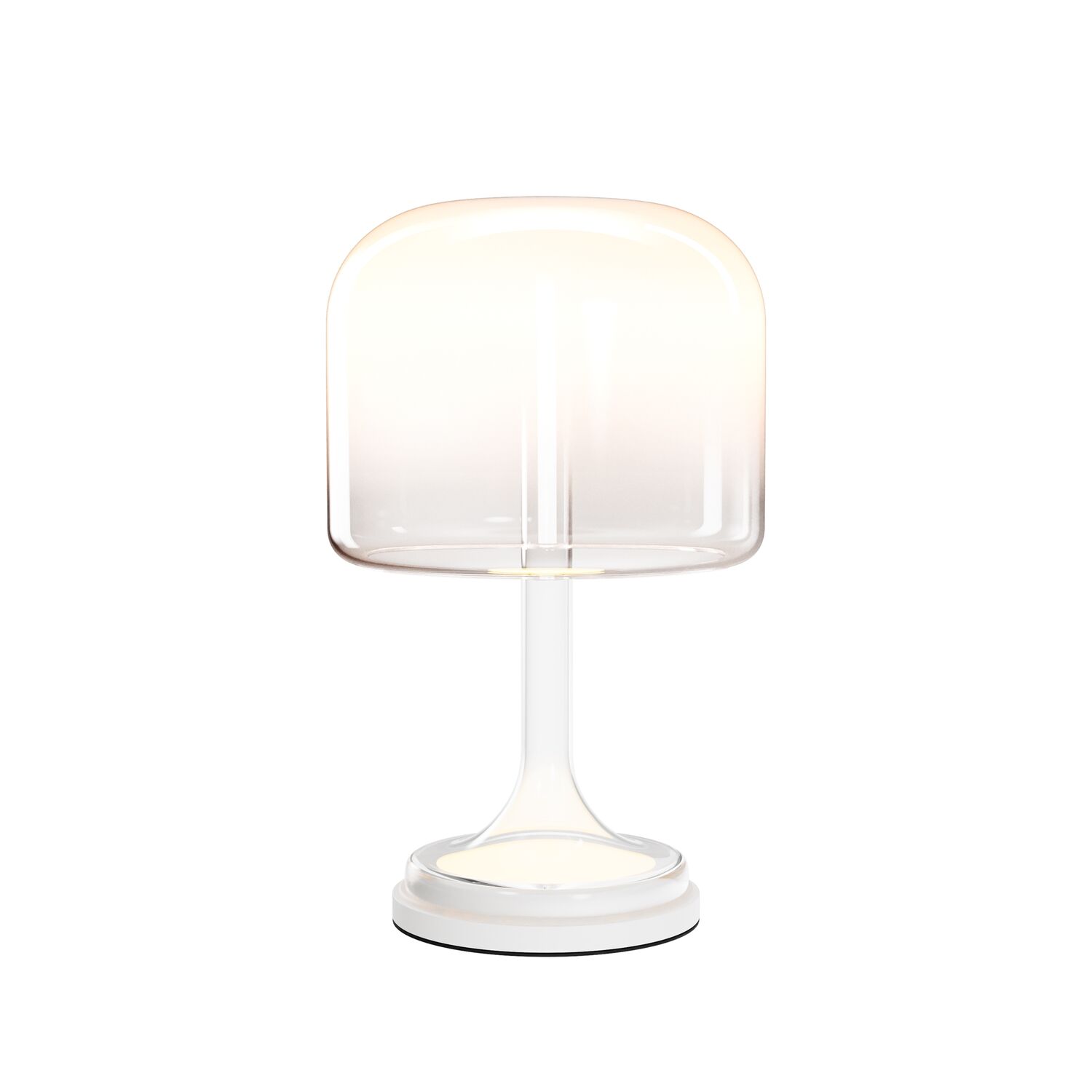 Настольный светильник Maytoni Spirito MOD286TL-L18W3K, арматура белая, плафон стекло белое
