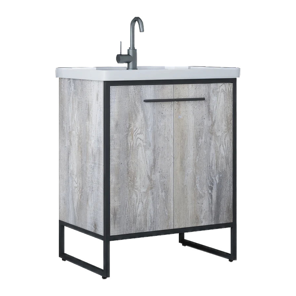 Тумба под раковину Corozo Айрон 70, цвет антик - фото 1