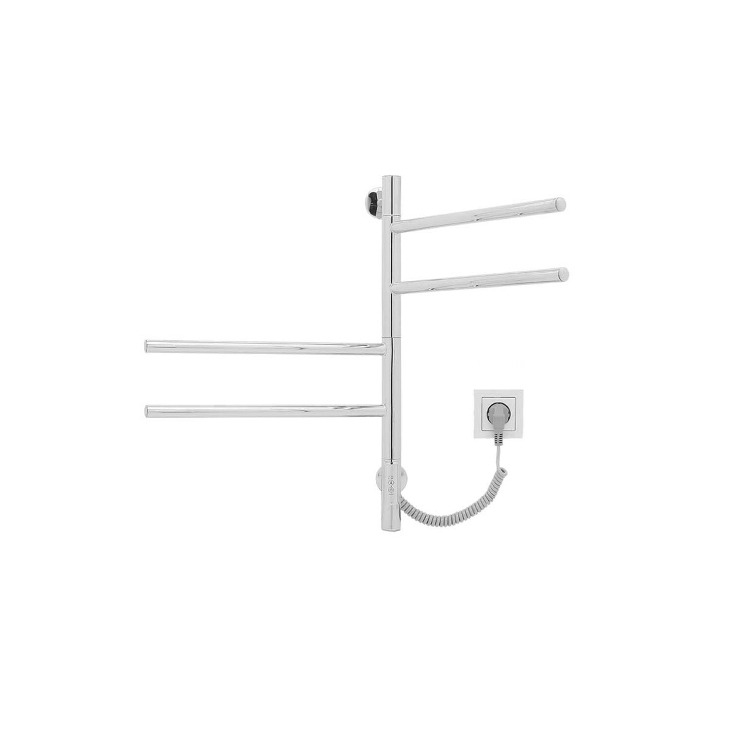 Полотенцесушитель Vincea VTD-1S1CE 43x60 электрический, цвет хром