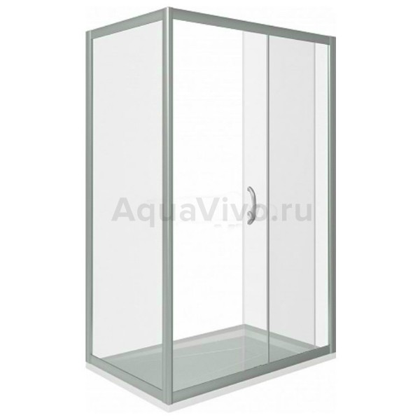 Душевой уголок Good Door Antares WTW+SP-C-CH 100x80, стекло прозрачное, профиль хром