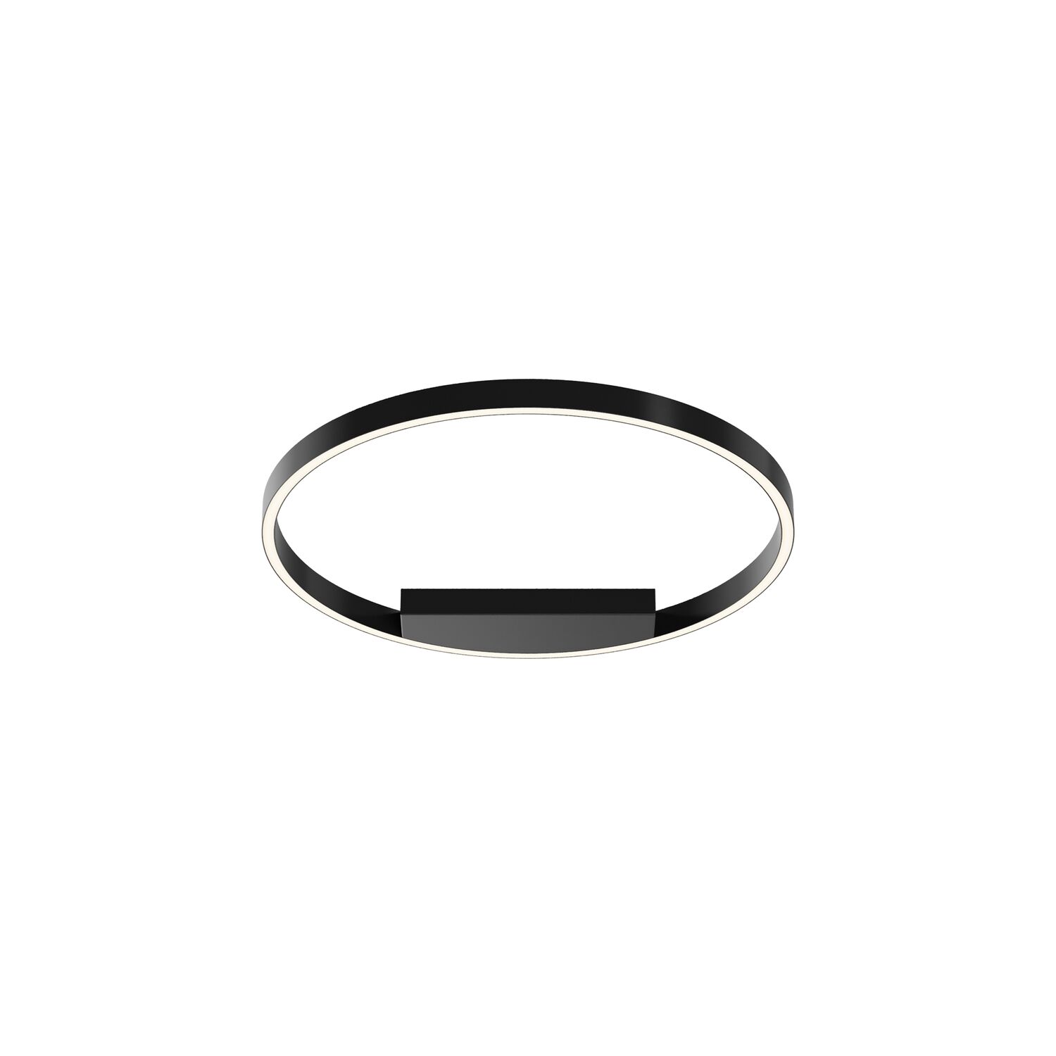 Потолочный светильник Maytoni Rim MOD058CL-L35BK, арматура черная, профиль силикон белый