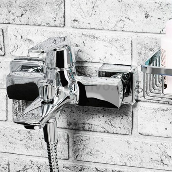 Смеситель WasserKRAFT Neime 1901 для ванны и душа, цвет хром - фото 1