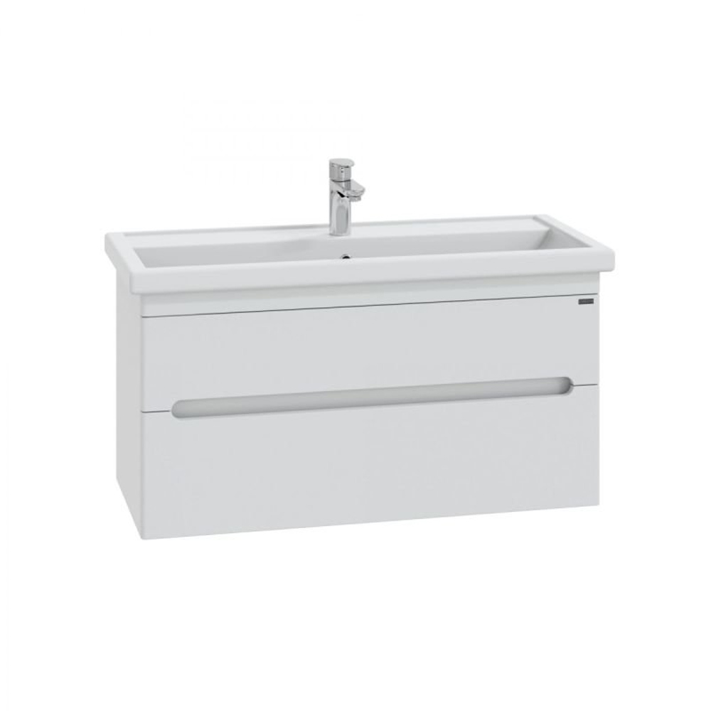 Тумба Санта Лондон 100 под раковину Фостер, подвесная, с ящиками, цвет белый - фото 1