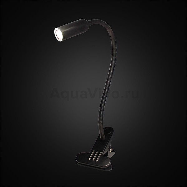 Интерьерная настольная лампа Citilux Ньютон CL803061N, арматура черная, плафон акрил черный, 8х23 см