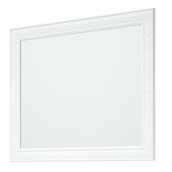 Зеркало Corozo Классика 120x80, цвет белый