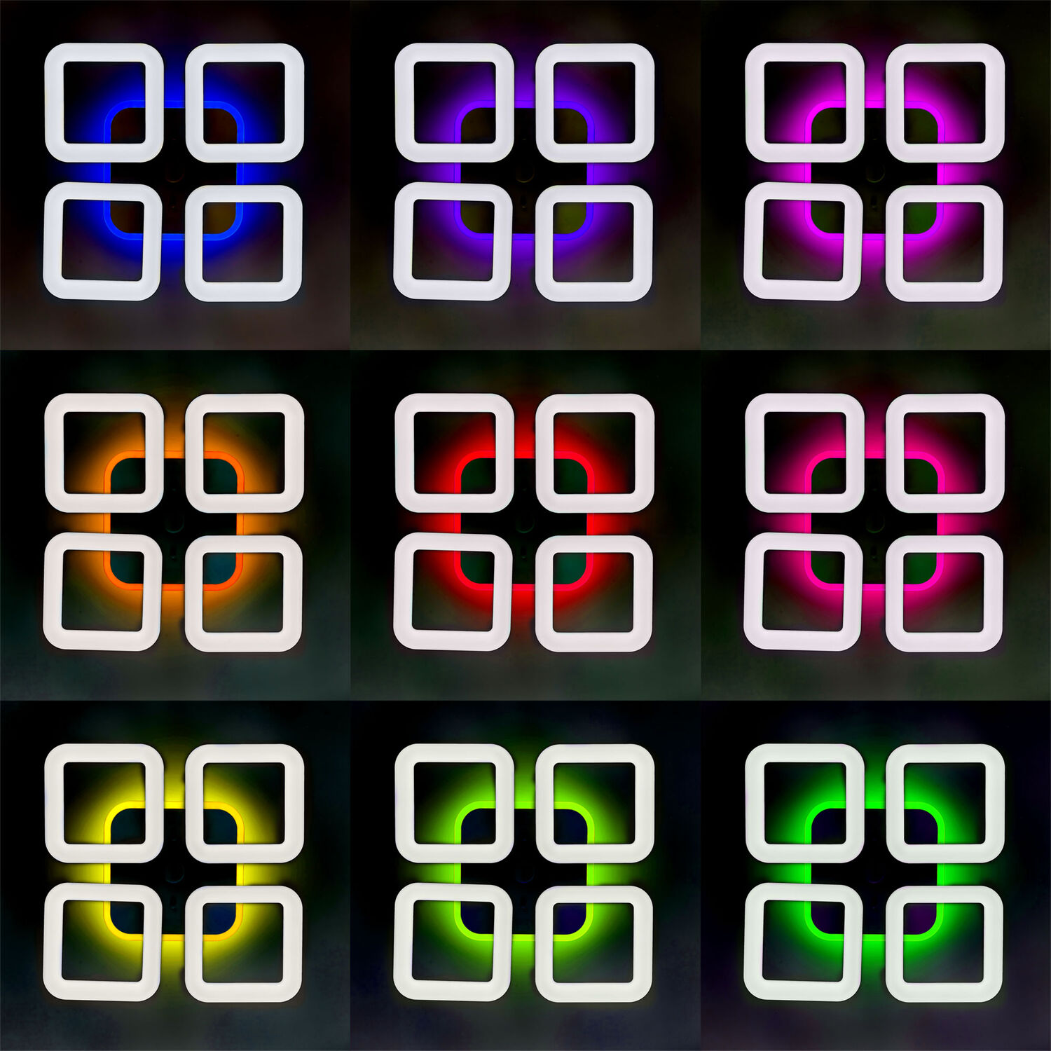 Потолочная люстра Citilux Паркер Смарт CL225A240E, арматура белая, плафоны полимер белый - фото 1