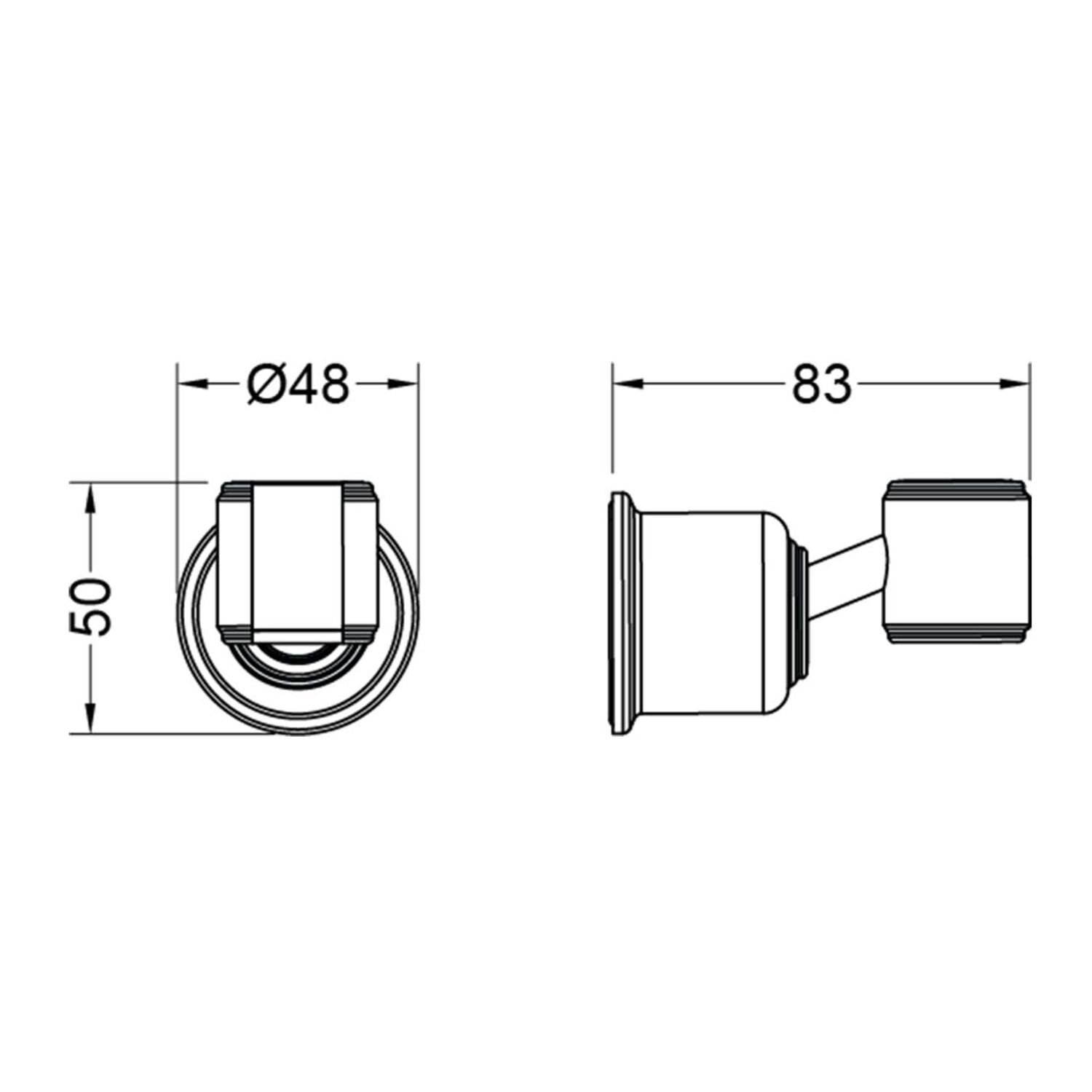 Подключение шланга Акватек Классик AQ2407PG, цвет золото