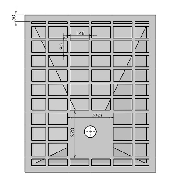 Поддон для душа Vincea VST-4SR 120x100, искусственный камень, цвет белый матовый - фото 1