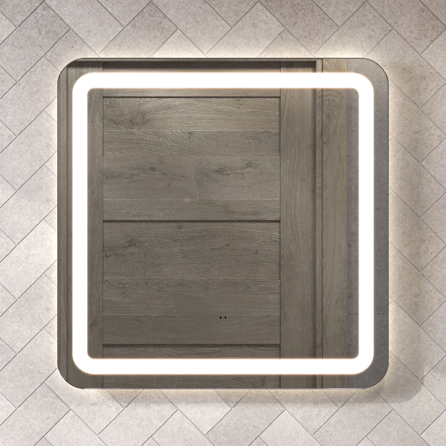 Зеркало Vigo Jess Classic 70x70, с подсветкой