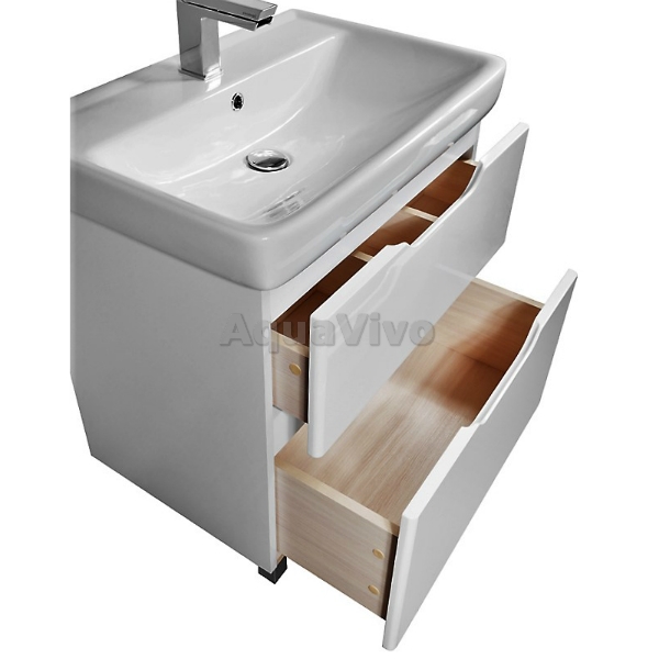 Мебель для ванной Dreja Q Plus 55, цвет белый лак