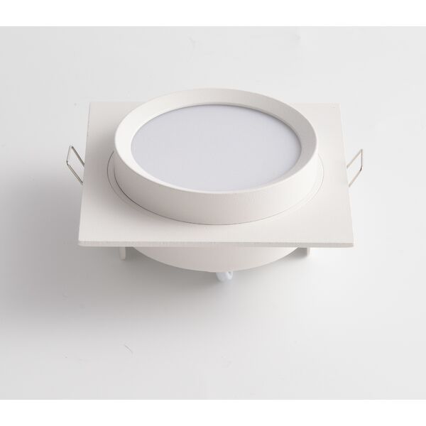 Точечный светильник Maytoni Technicali Hoop DL086-GX53-SQ-W, арматура белая - фото 1