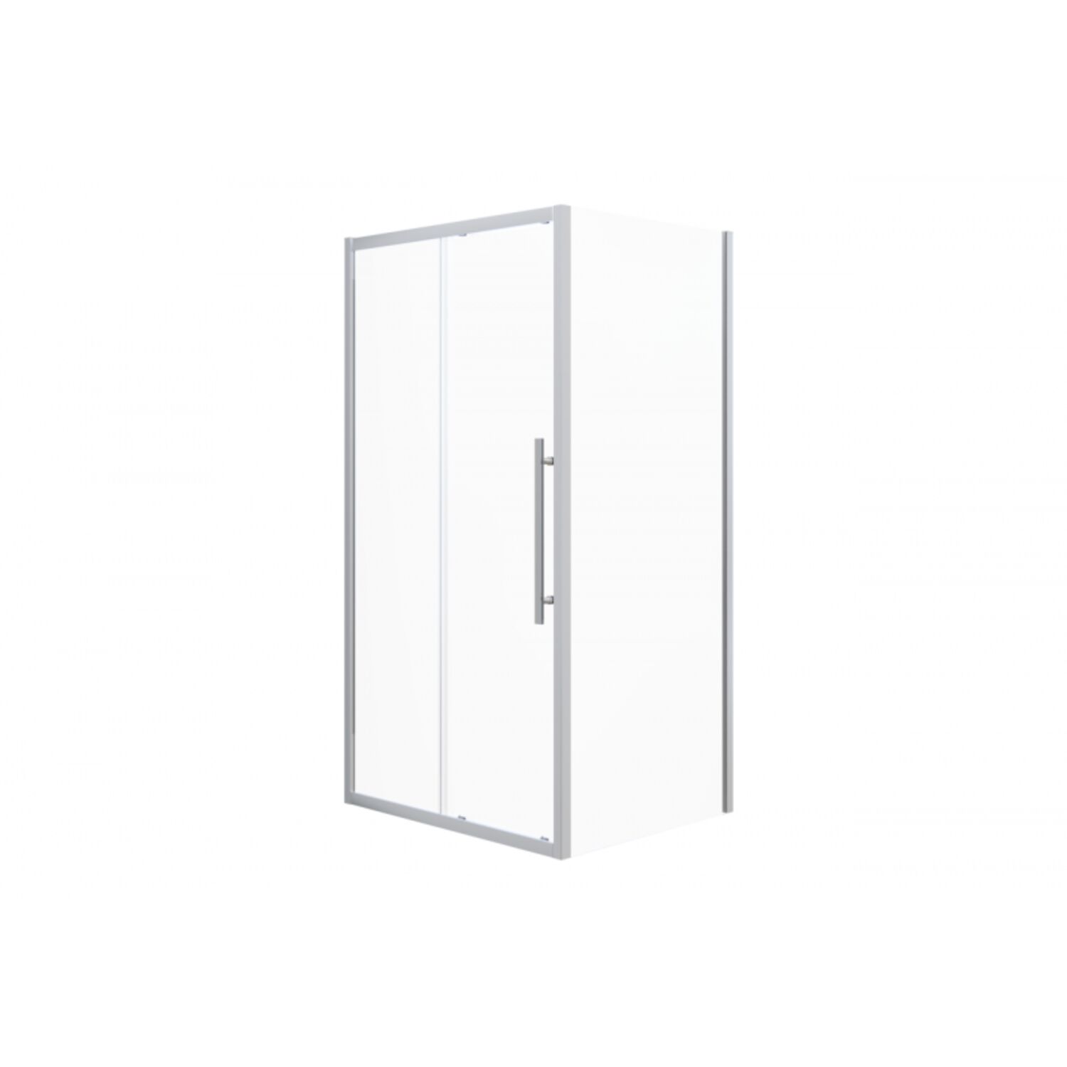 Душевой уголок Esbano Flex ESF-108PS-C 100x80, стекло прозрачное, профиль хром