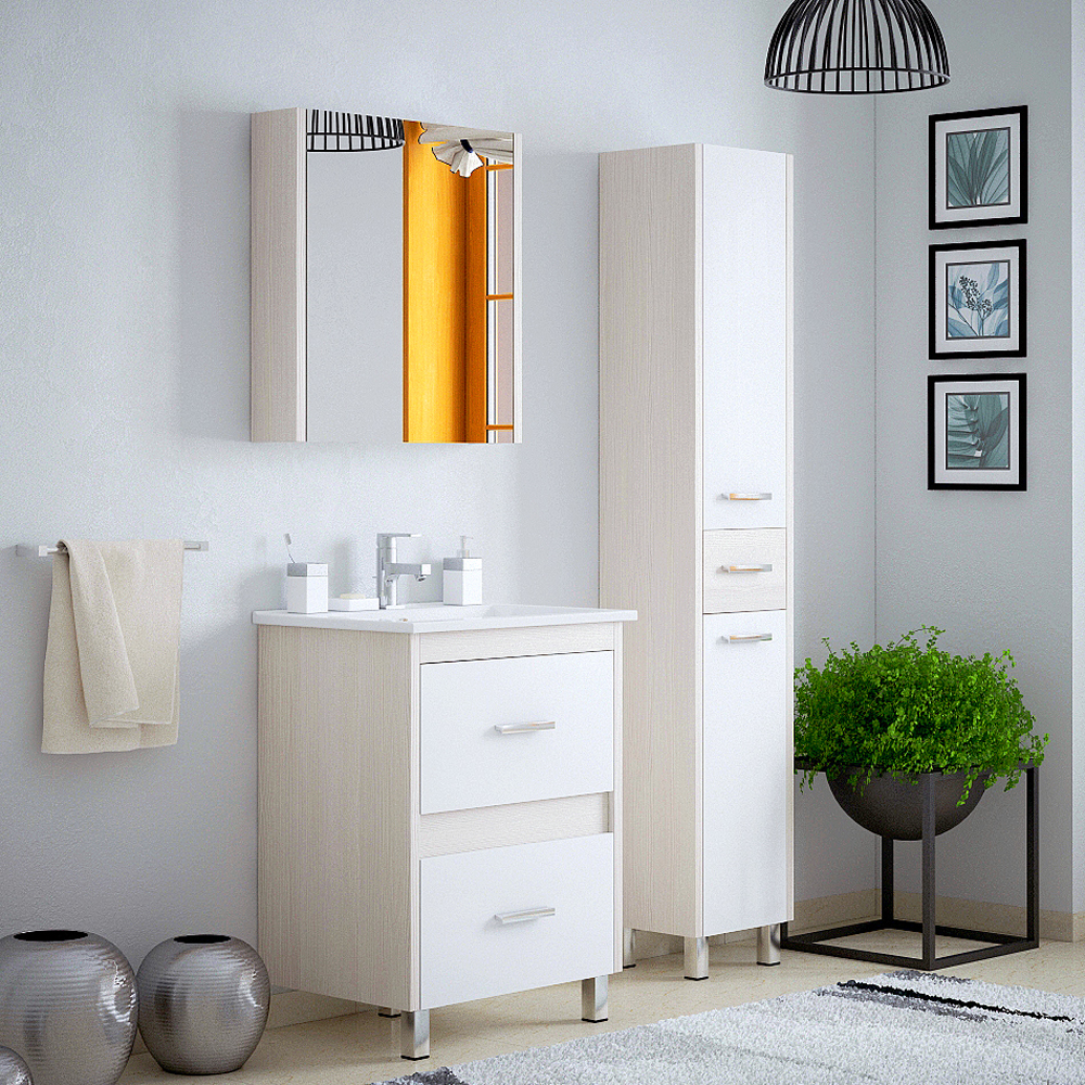 Мебель для ванной Corozo Верона 65, цвет лайн