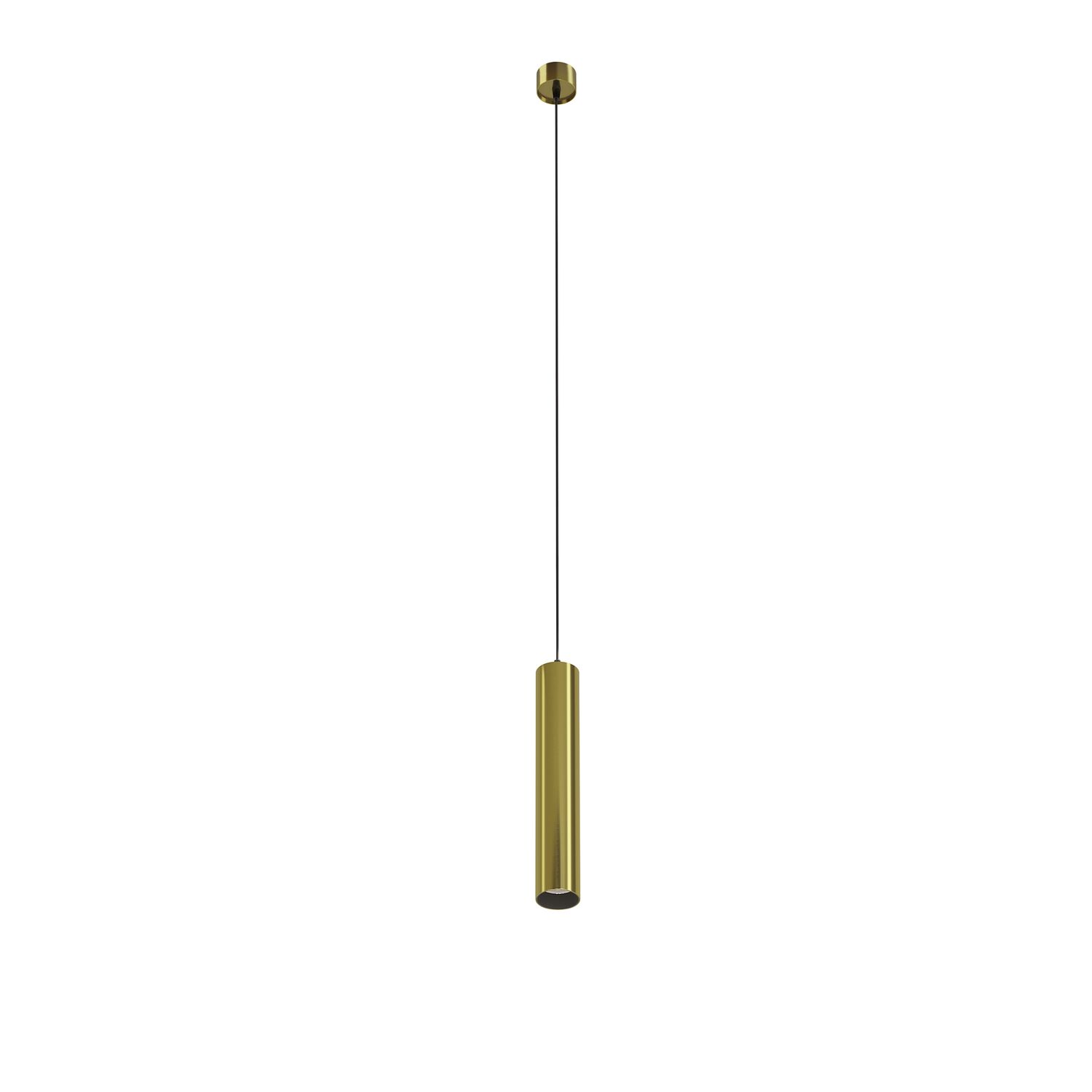 Подвесной светильник Maytoni Focus LED P072PL-L12W4K-BS, арматура латунь, профиль алюминий латунь