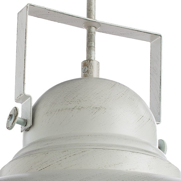 Подвесной светильник Arte Lamp Martin A5213SP-1WG, арматура белая / золото, плафон металл белый / золото, 40х40 см - фото 1