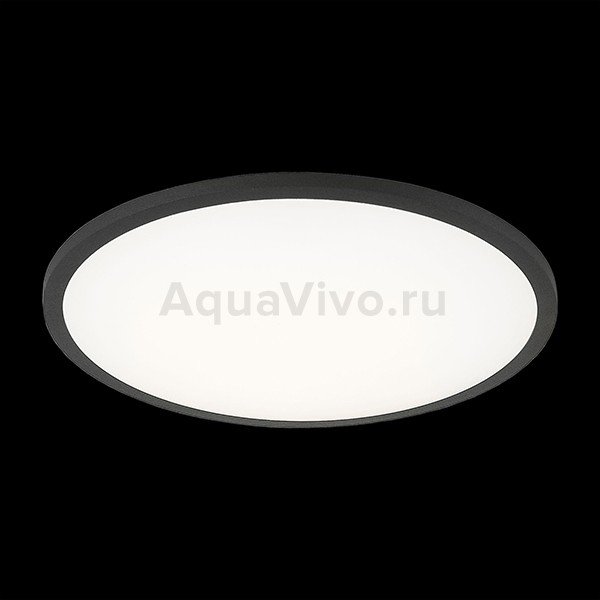 Точечный светильник Citilux Омега CLD50R222, арматура черная, плафон полимер белый, 3000K, 18х18 см - фото 1