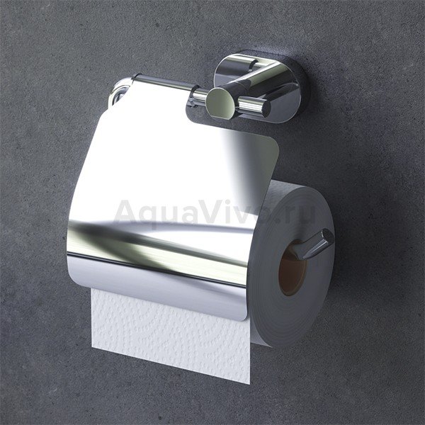 Держатель туалетной бумаги AM.PM Sense L A74341400, с крышкой, цвет хром - фото 1