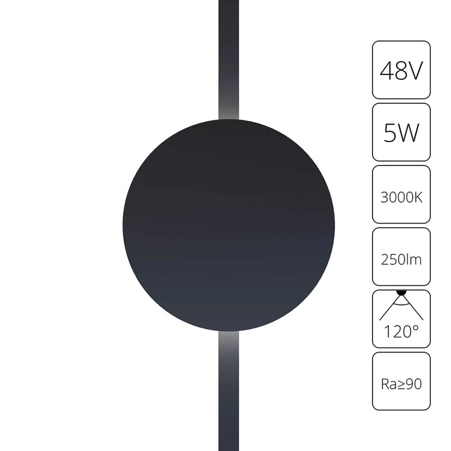 Магнитный трековый светильник Arte Lamp Rapid A1163PL-1BK, арматура черная   
