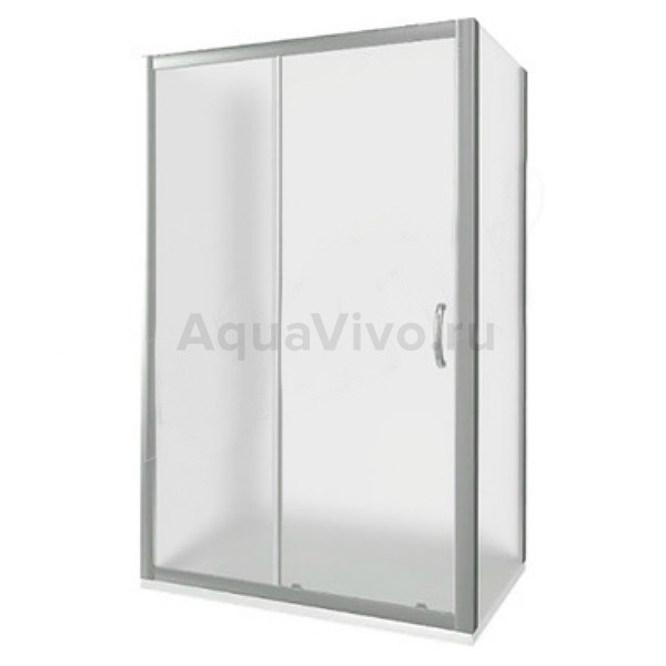 Душевой уголок Good Door Latte WTW+SP-G-WE 140x100, стекло грейп, профиль белый
