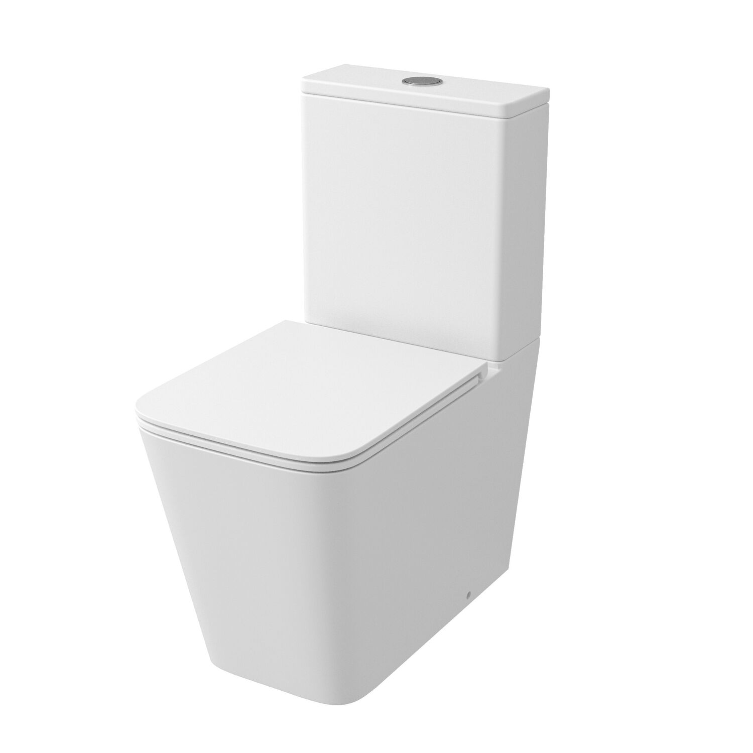 Унитаз Grossman Tornado GR-4418 MSQ напольный, безободковый, смыв Торнадо, с сиденьем микролифт, цвет белый матовый