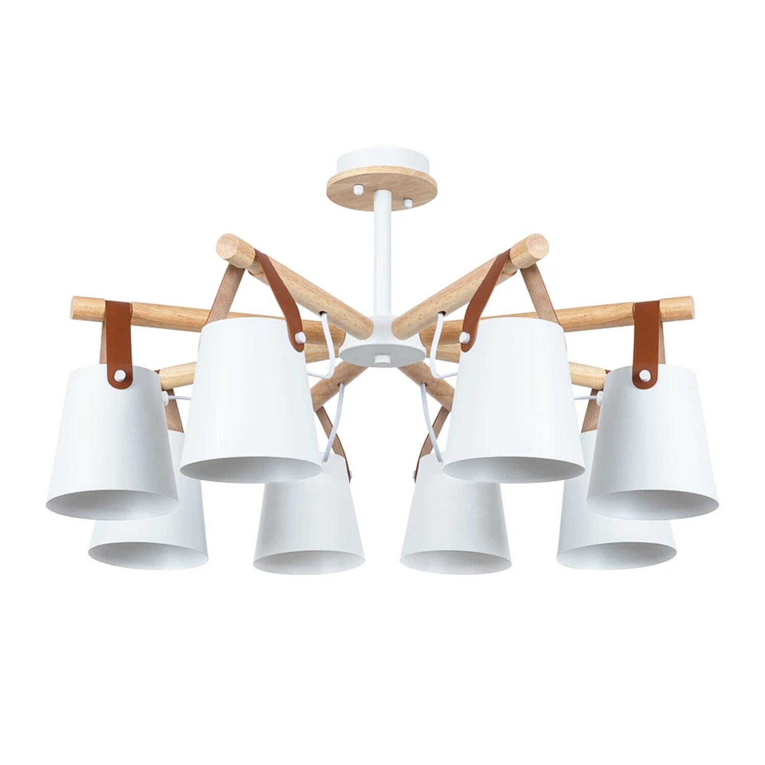 Потолочная люстра Arte Lamp Thomas A7032PL-8WH, арматура белый, плафон металл белый