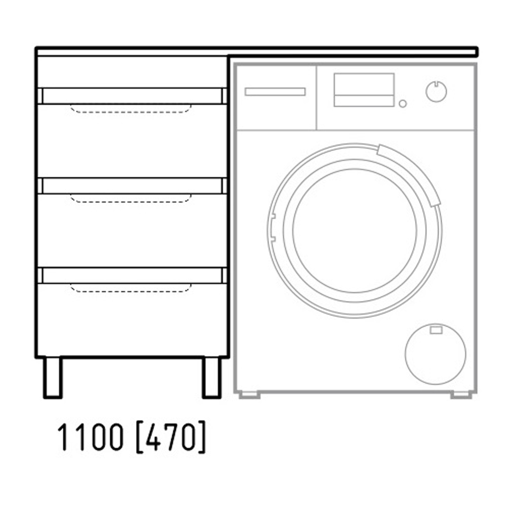 Мебель для ванной Corozo Джерси 110, с тумбой 50 см, цвет белый