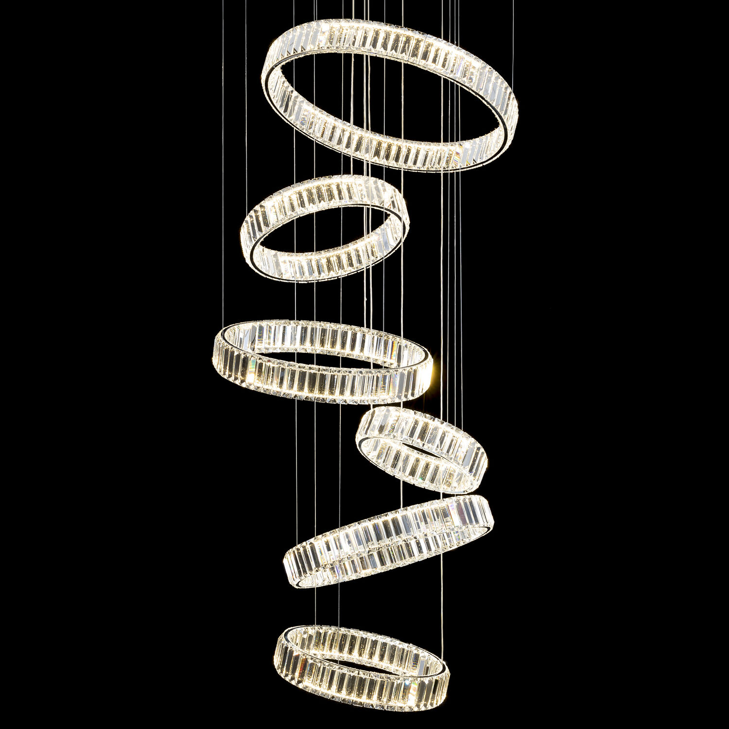 Подвесная люстра Citilux Чезаре CL338661, арматура хром - фото 1