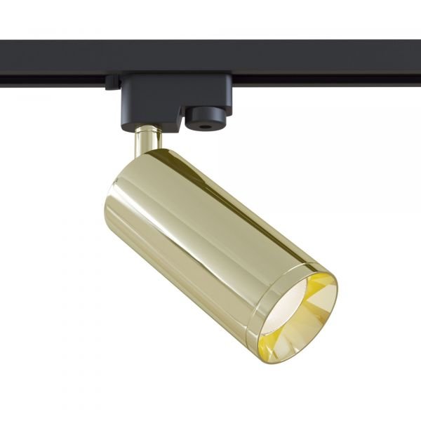 Трековый светильник Maytoni Technical Focus TR004-1-GU10-G, арматура золото, плафон металл золото
