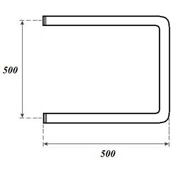 Полотенцесушитель Point 50x50 водяной, цвет хром