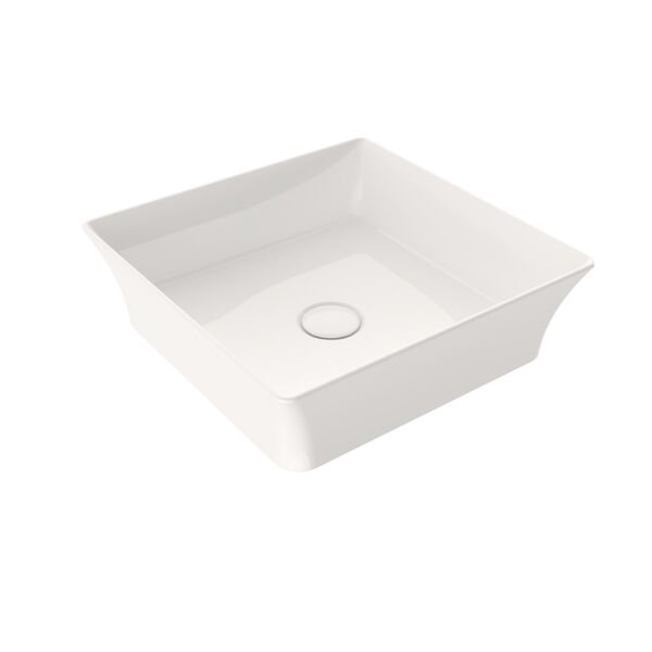 Раковина Berges Ego SL 181010 накладная, 39x39 см, цвет белый глянец