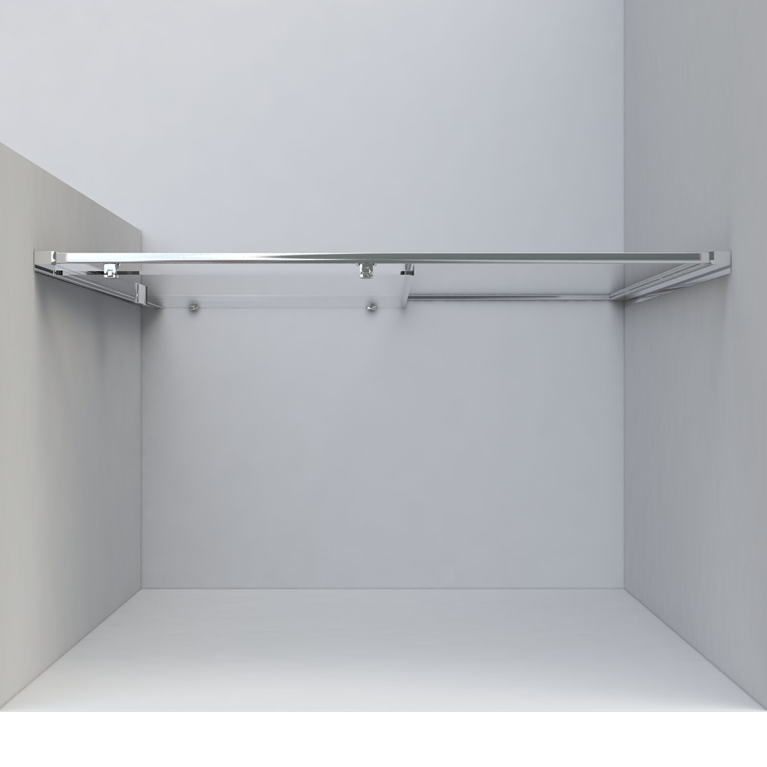 Душевая дверь Vincea Garda VDS-1G 145x190, стекло прозрачное, профиль вороненая сталь - фото 1