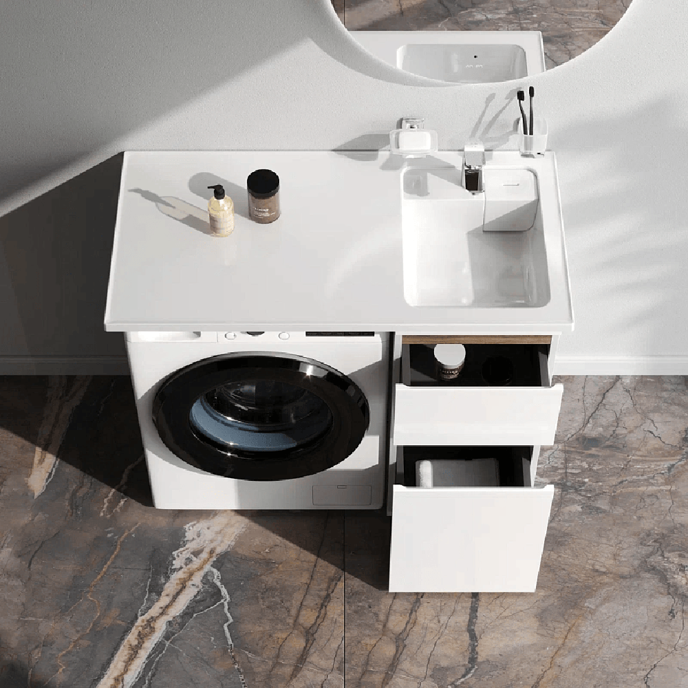 Мебель для ванной AM.PM X-Joy, с тумбой 37 см, цвет белый / светлое дерево - фото 1