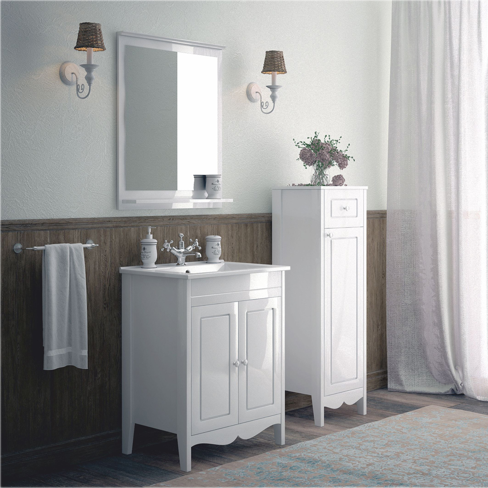 Мебель для ванной Corozo Блюз 65, цвет белый