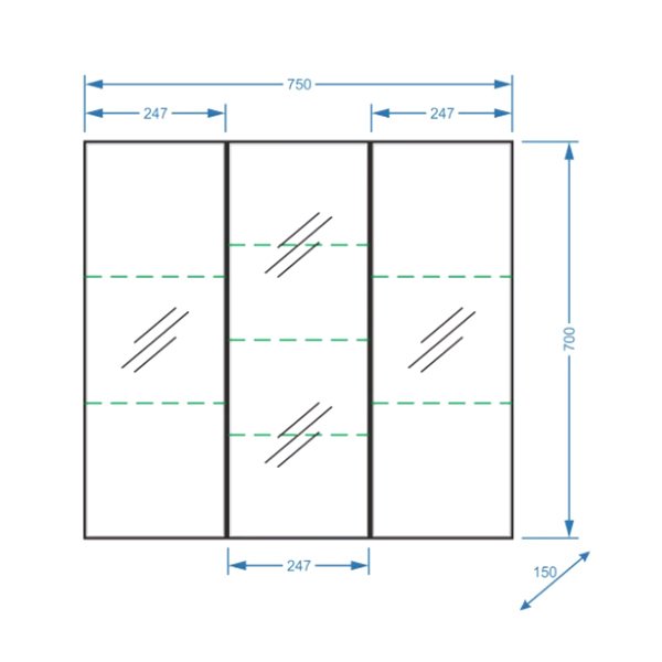 Мебель для ванной Corozo Остин 80, цвет пайн белый