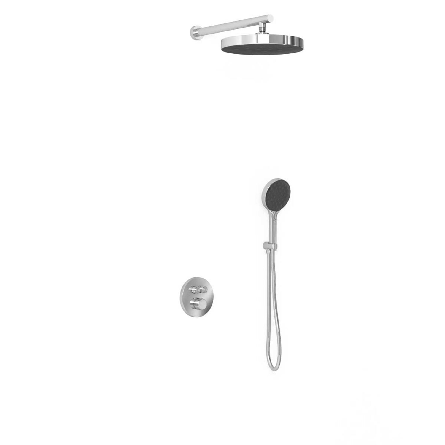 Душевой комплект Vincea Inspire VSFW-3I22MT2CH, встраиваемый, с термостатическим смесителем, цвет хром