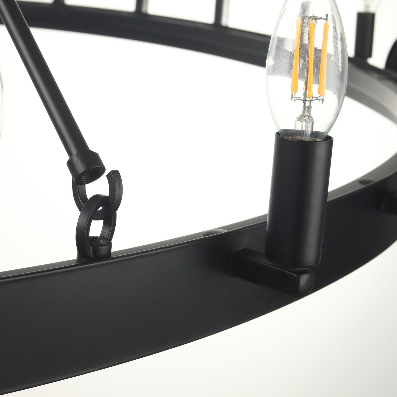 Подвесная люстра Citilux Смитсон CL470124, арматура черная - фото 1