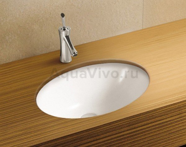 Раковина Weltwasser SK Deilbach 6005 встраиваемая, 51x39 см, цвет белый глянец - фото 1