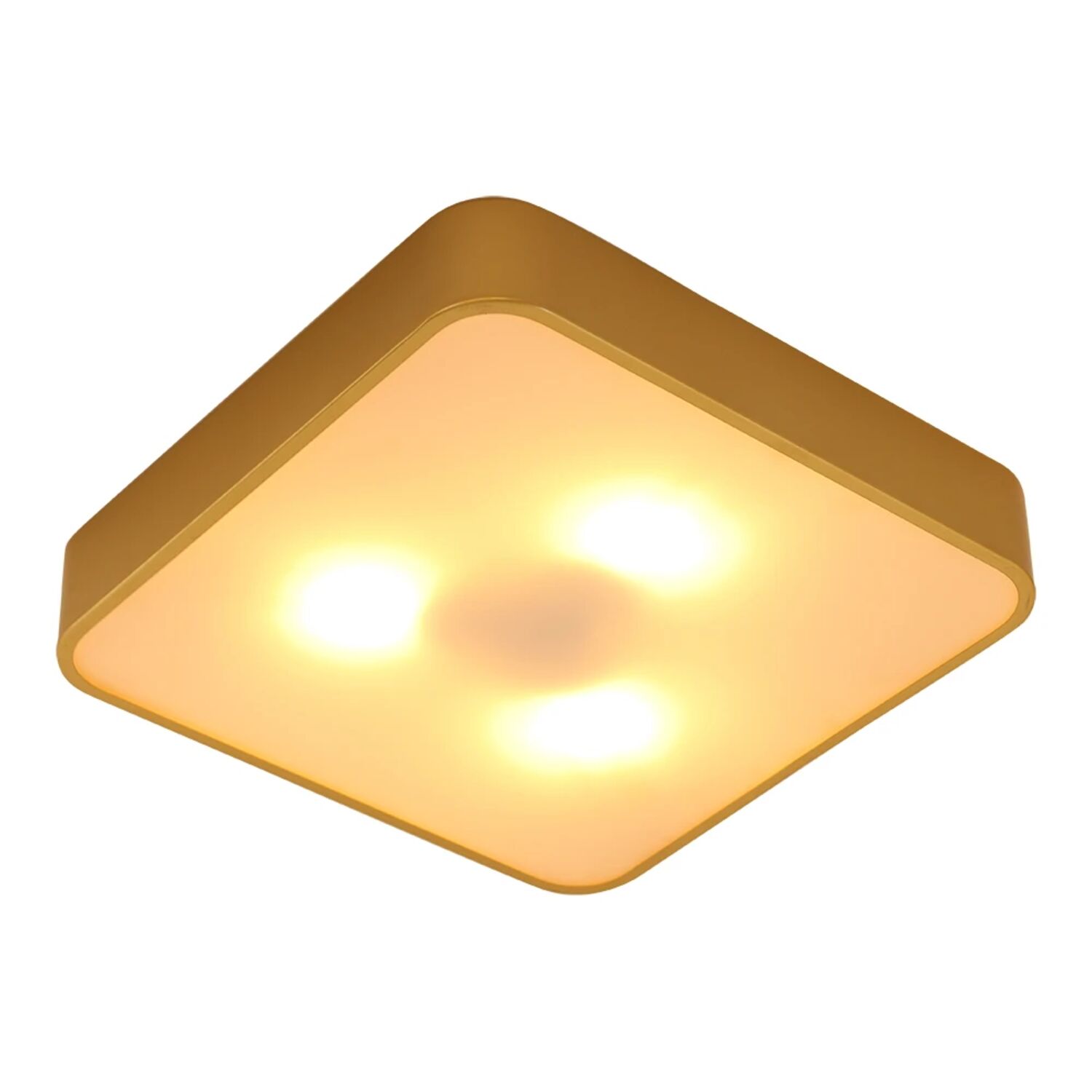 Потолочный светильник Arte Lamp Cosmopolitan A7210PL-3GO, арматура золото, плафон стекло белое
