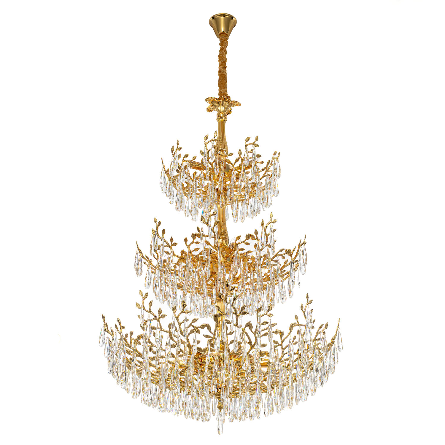 Подвесная люстра Citilux Ritz CL310262, арматура золото - фото 1