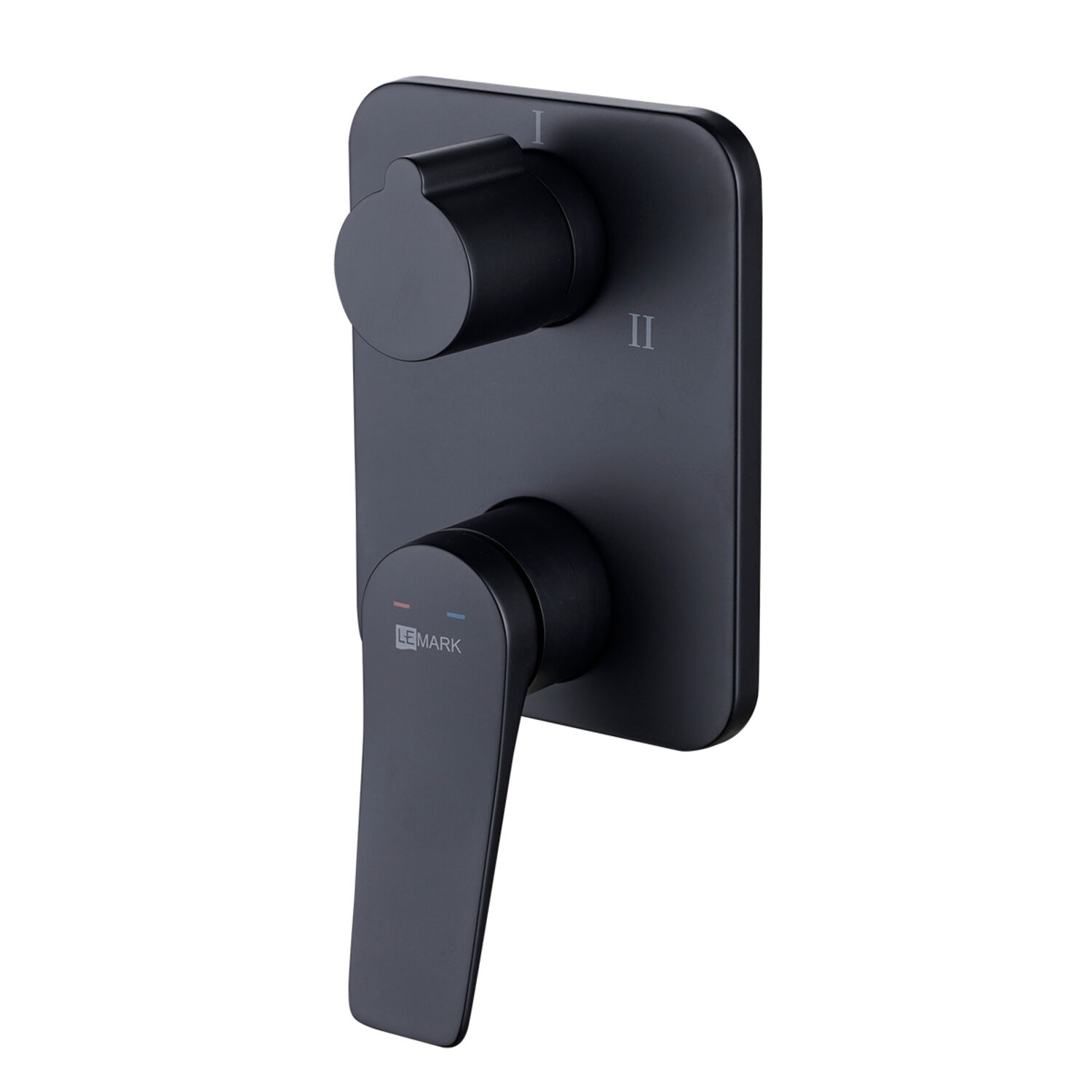 Смеситель Lemark Bronx LM3728BL для ванны с душем, встраиваемый, цвет черный