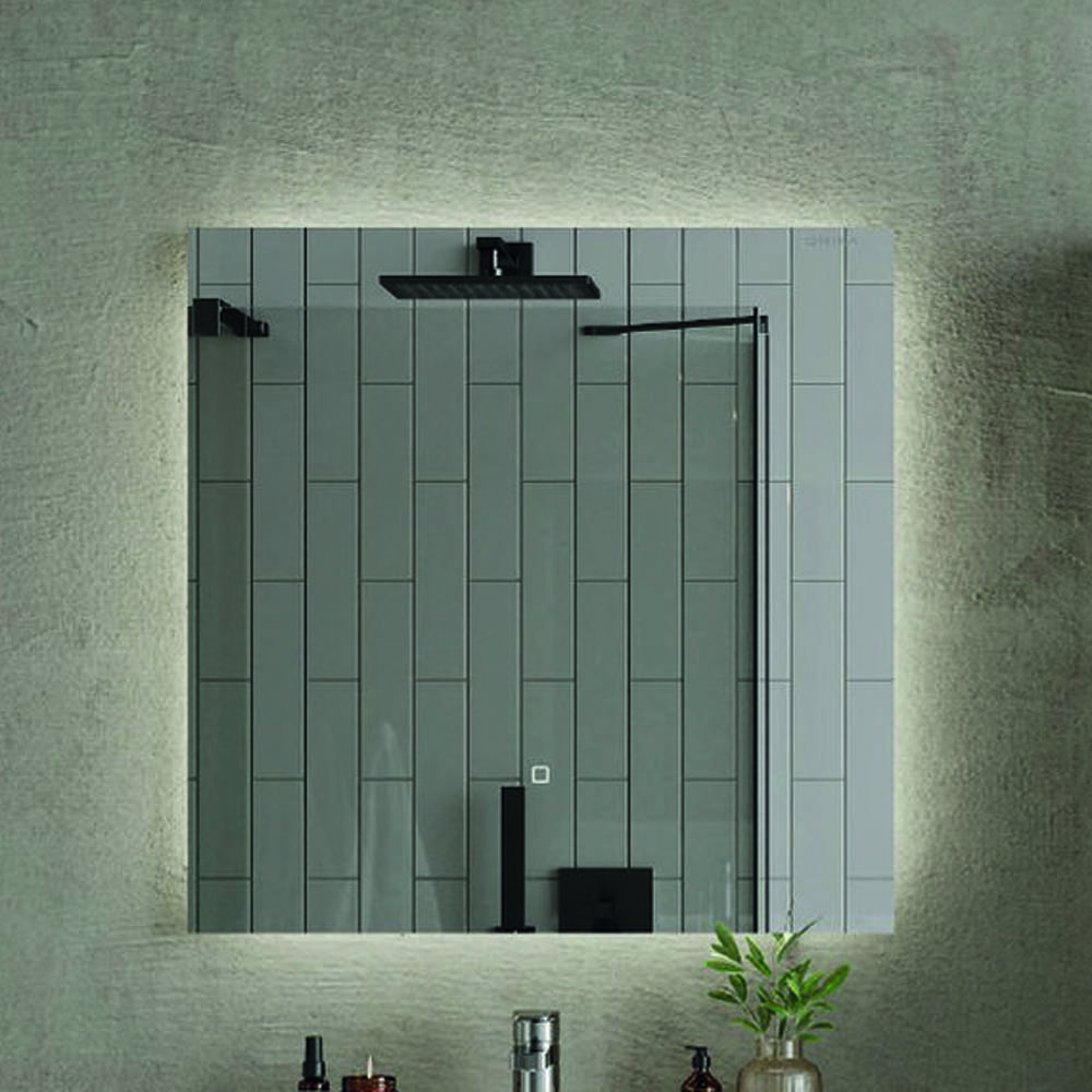 Зеркало Оника Люма 70x70, с подсветкой и диммером