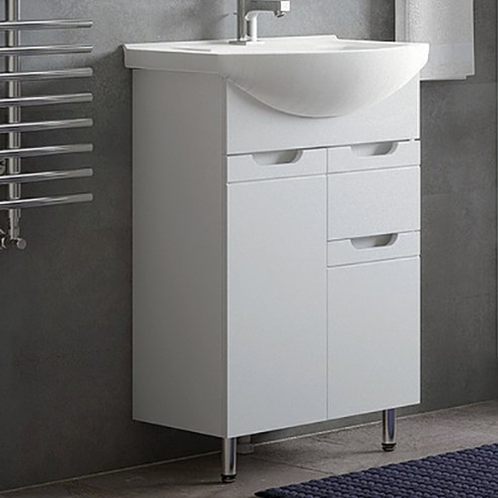 Мебель для ванной Corozo Лея 60 Z1, цвет белый - фото 1
